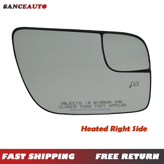Right passenger side view with heated mirrored glass for Explorer 2011 - 2019 all-new - n