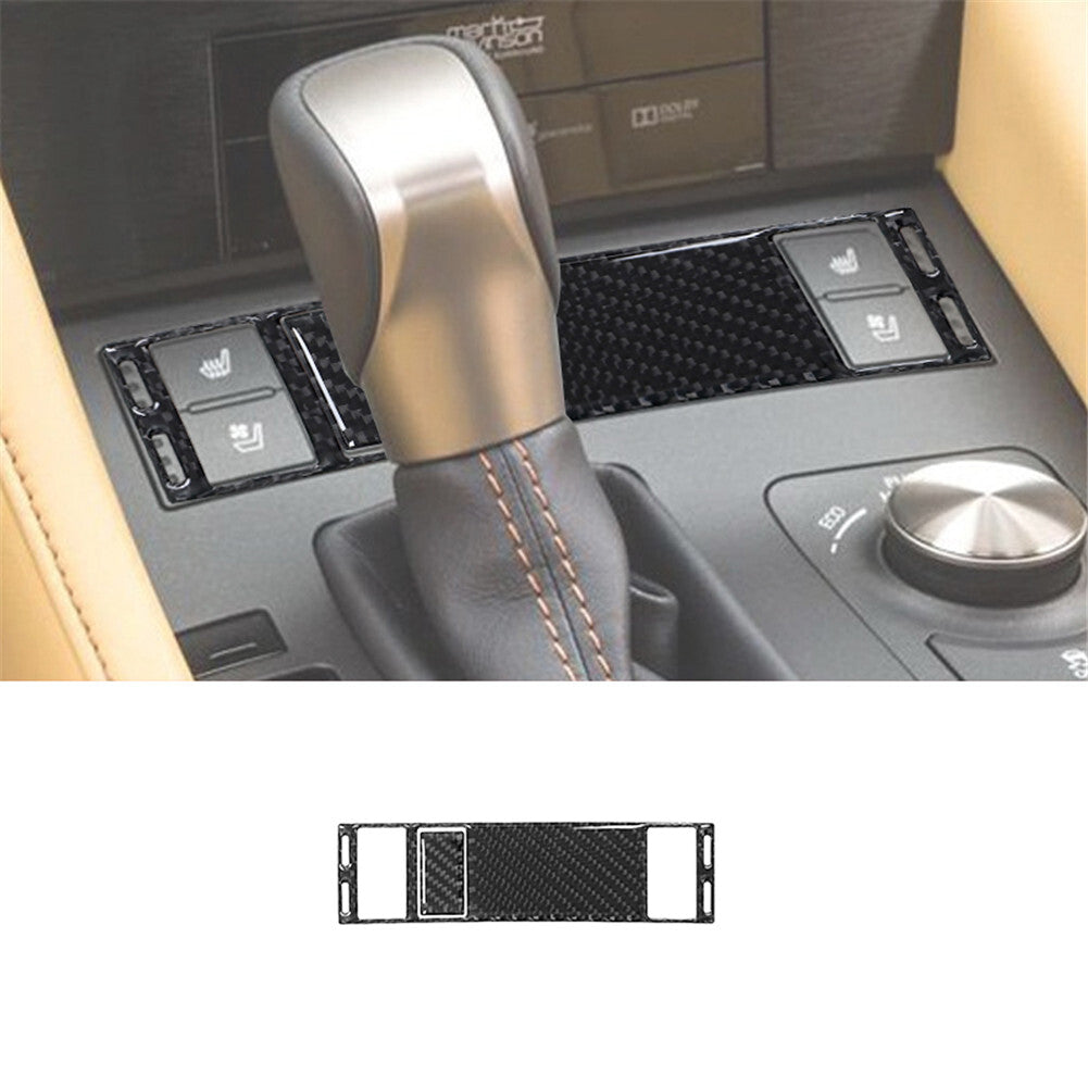 Carbon Fiber for Seat Heater Control Bezel for Lexus RC300 350 200T 2015-2020