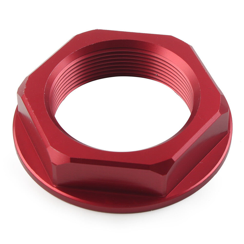 Universal Motorcycle Triple Tree Stem Yoke Center Hole Nut CNC