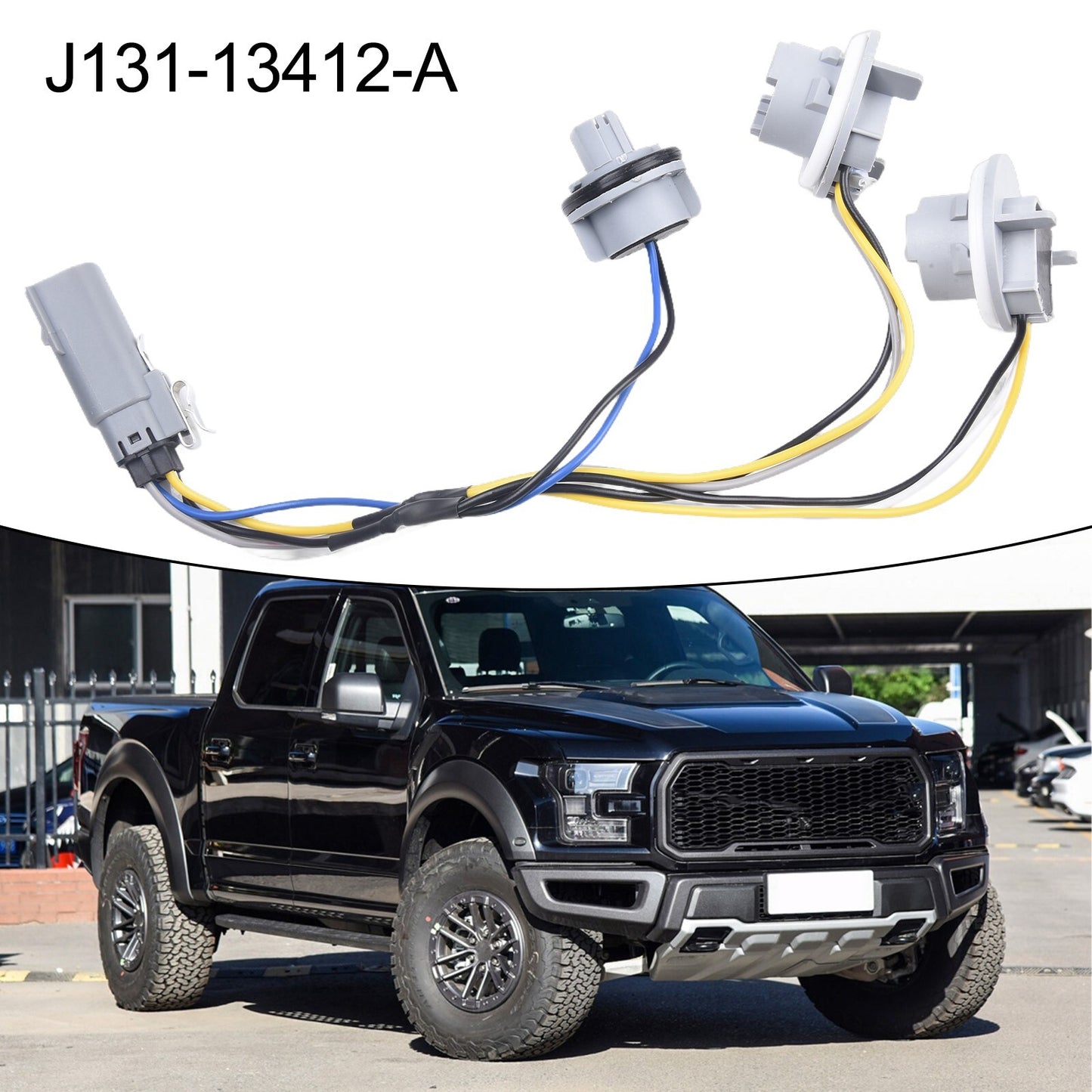 Seamless Plug and Play Tail Lamp Wiring Harness for Ford F150 JL3Z13412A
