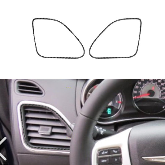 4Pcs Carbon Fiber Inner Door Bowl Cover Trim For Silverado for GMC for SIERRA 2014-2018 v