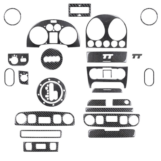 Carbon Fiber Interior Full Sets Trim Cover Kit for Audi TT 8N 2001-2006