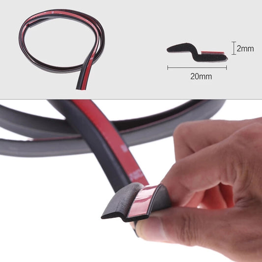 Car Z Type Door Seal Noise Weatherstrip Sealing Rubber Strip Trim Seals Seal Pad
