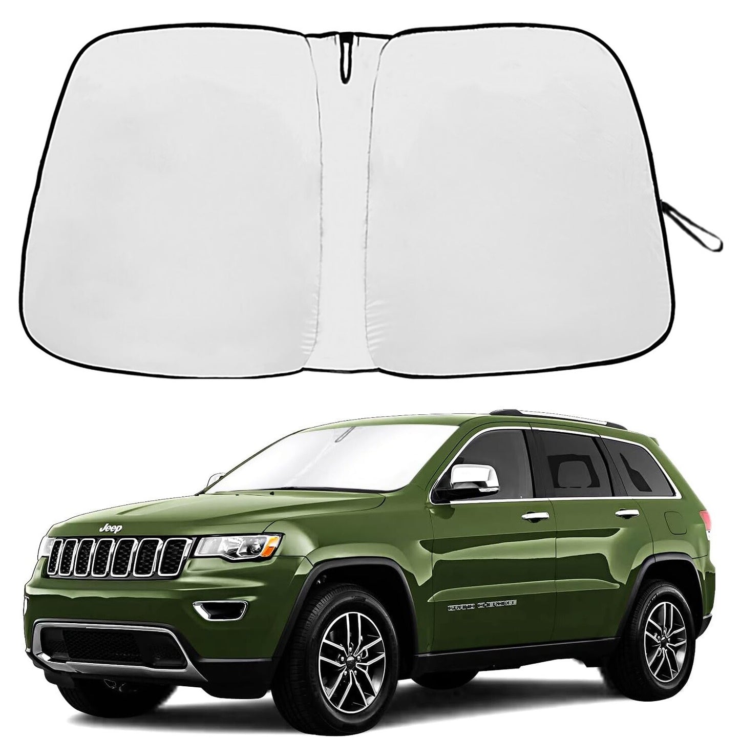 Suitable for 2014-2024 for Jeep Grand Cherokee windshield UV protection block cover - n