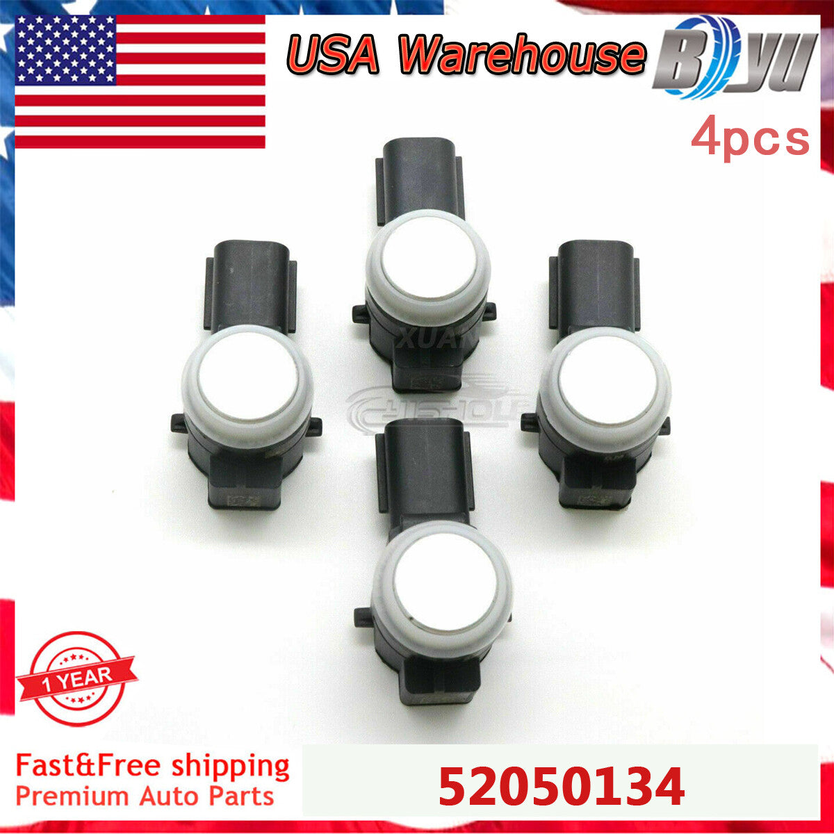4PCS 23428268 Parking Sensor For Silverado for Chevy for Cadillac for Buick 52050134 NEW