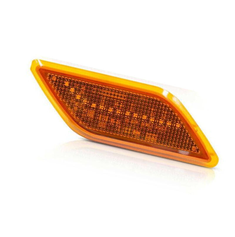 Pair for Mercedes-Benz W212 E-Class LED yellow len Front Bumper Side Marker Lamp