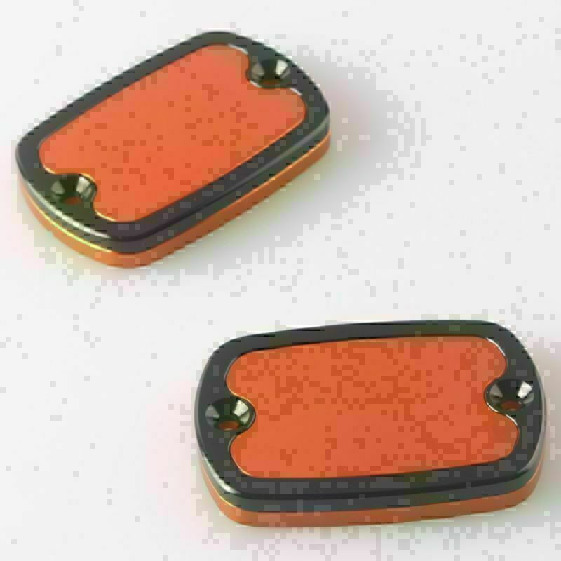 for Yamaha T-Max500 2004-2011 & T-Max 530 2012-2014 Orange Brake Fluid Tank Cap Q