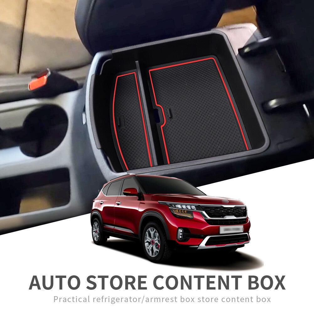 Central Armrest Box Storage Box for KIA SELTOS KX3 2020-2021 Accessories Tidying