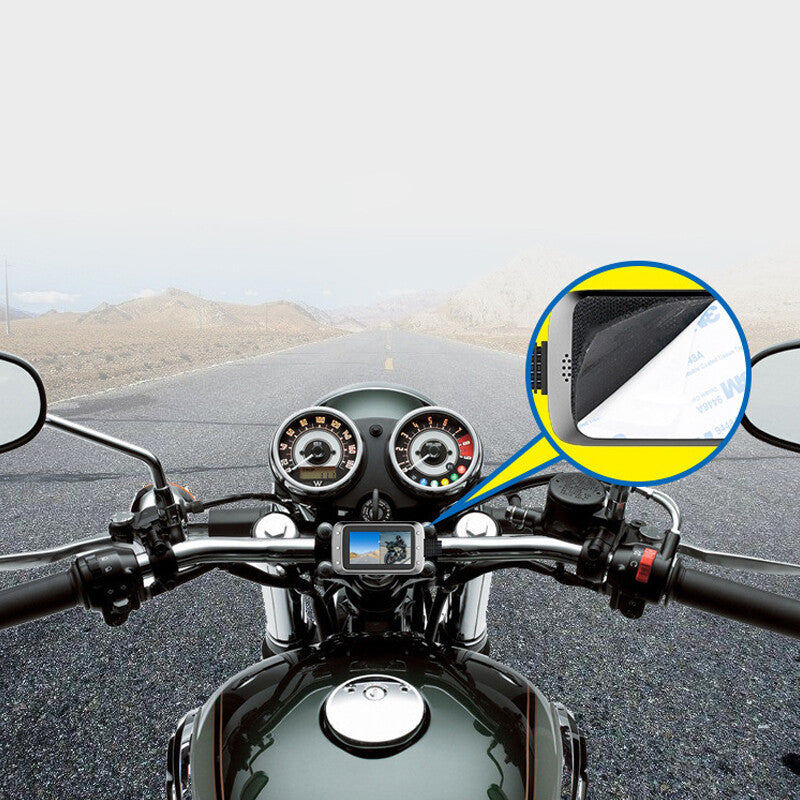 3-inch 1080P HD display motorcycle dual-camera lens DVR dashcam n