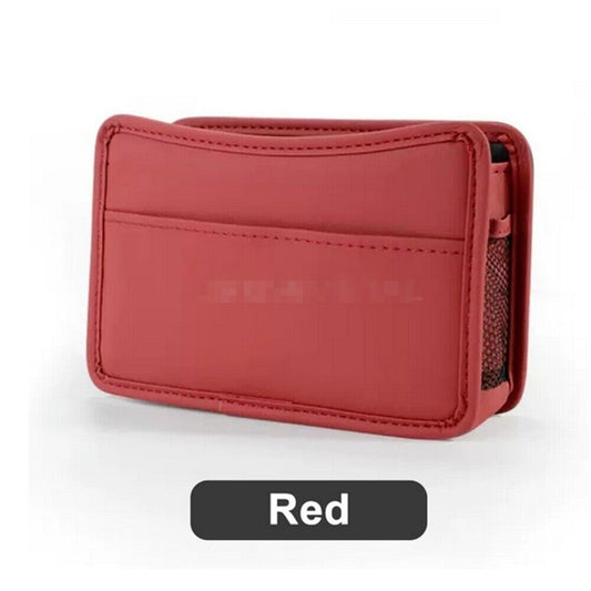 Storage Box Organizer Pocket Car Side Door Hanging Bag Faux Leather Waterproof n