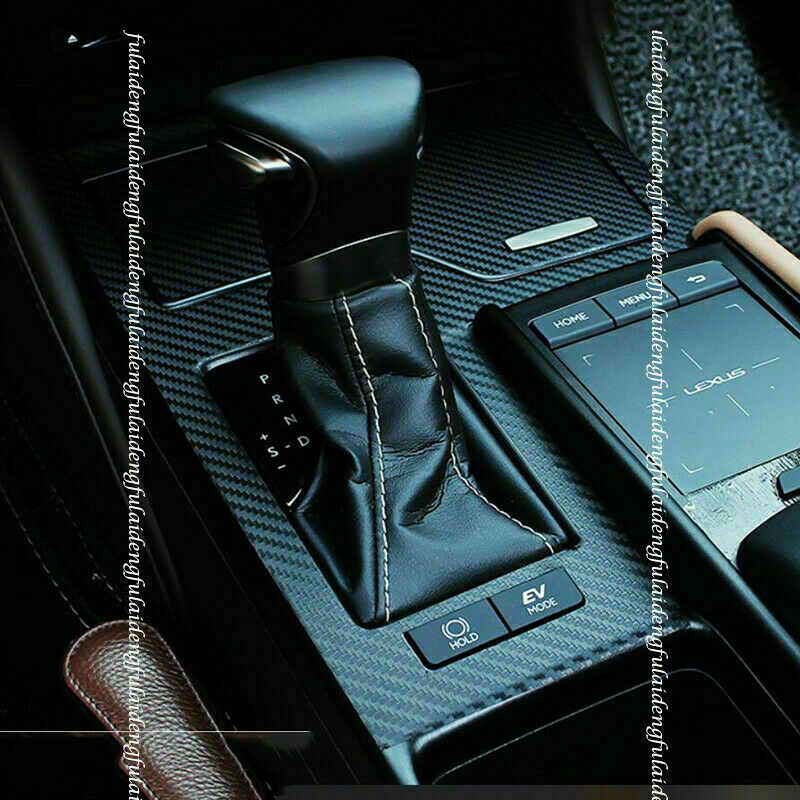 for Lexus ES350 ES300H 2019-2022 Inner Console Center Trim Carbon Fiber Stickers