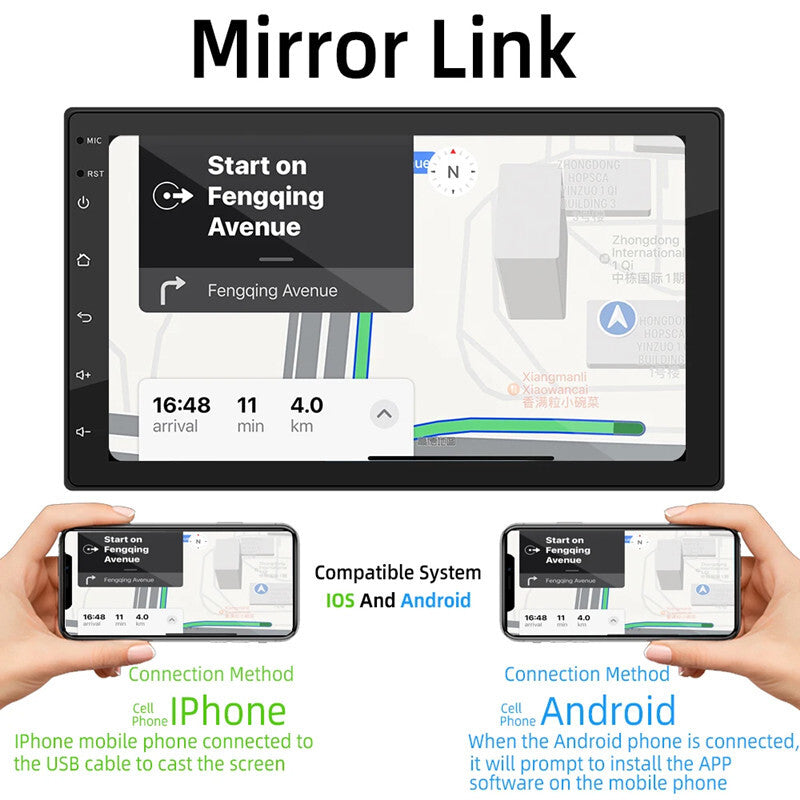 Car Android Radio For 02-05 for Dodge for RAM 1500 2500 3500 GPS Navigation Carplay WIFI