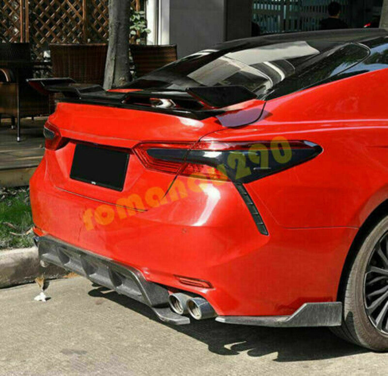 for Toyota for Camry 2018-23 Smoke black Car Rear Tail Lights Shade Cover Trim Guard