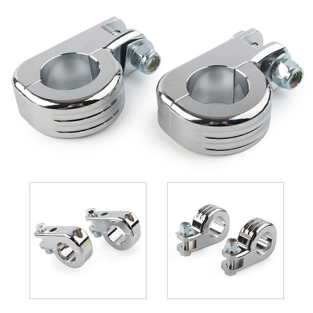 for Harley Touring Road King Chrome 1.25 Highway Foot Peg Mounting Engine Bars