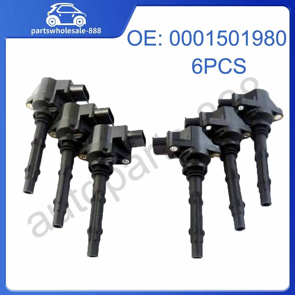 0001501980 6 pieces for 2005-10 for Mercedes-Benz C300 SL550 ML350 engine ignition coils