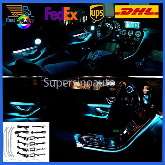 64 Color Ambient Light Atmospheric Light Suit for Mercedes-Benz C W205 GLC X253