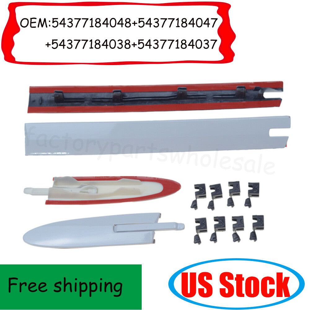 Set of 4Pc L+R Convertible Roof Top Hinge Cover Clips For E93 335i M3 M4 F83