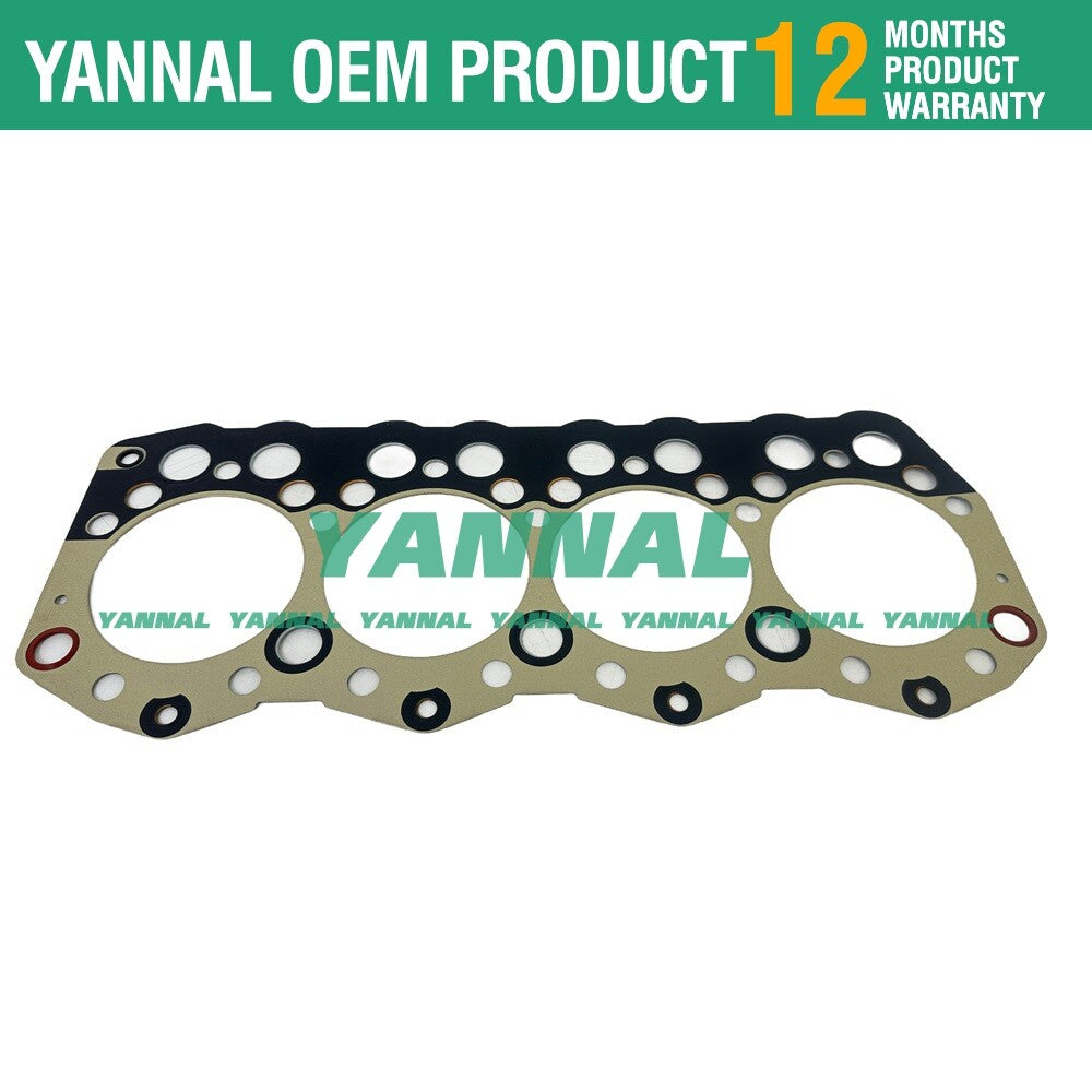Gasket kit + 4 piston rings + bearing kit for Caterpillar 3044C 262C slip steering system