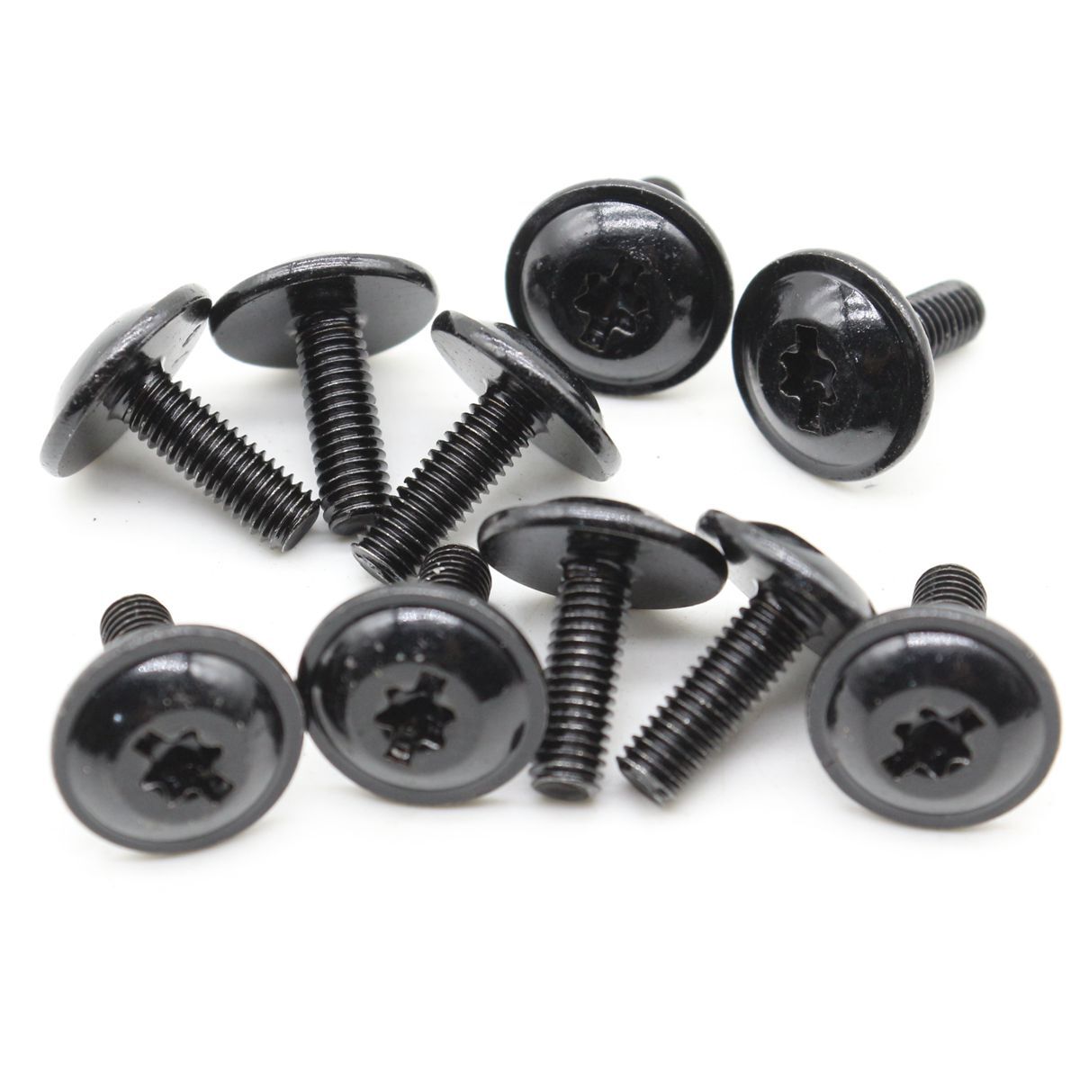 10Pcs Fender M5-0.8 x 14.5mm Metal Bolt Screw for VW for AUDI N90785002