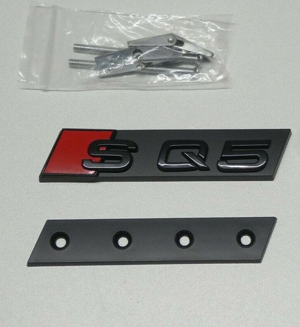 2 Piece Car Side Fender Boot Trunk Badge American Flag Black Orange for - v