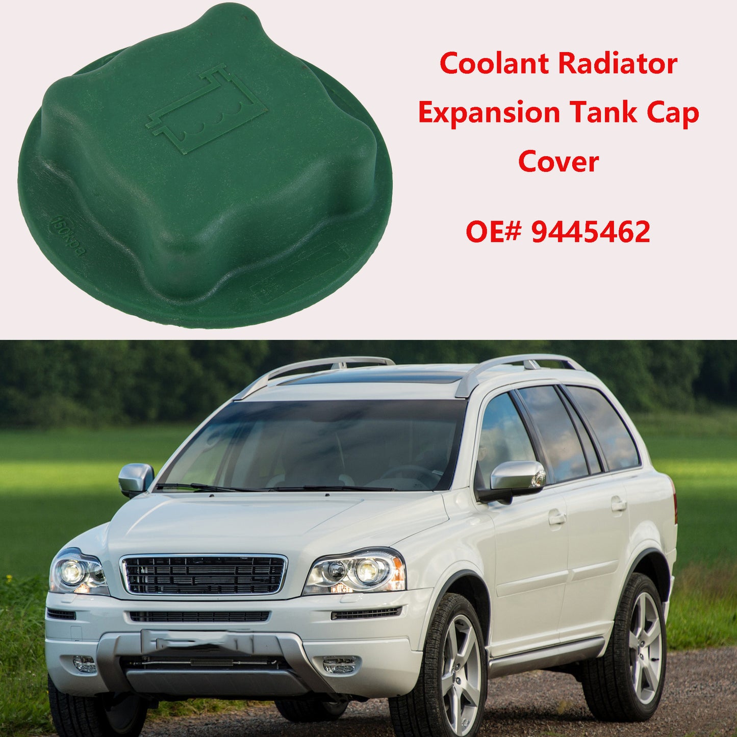 for Volvo 960 C70 S40 S60 /S70 S80 S90 Coolant Radiator Expansion Tank Cap Cover Q