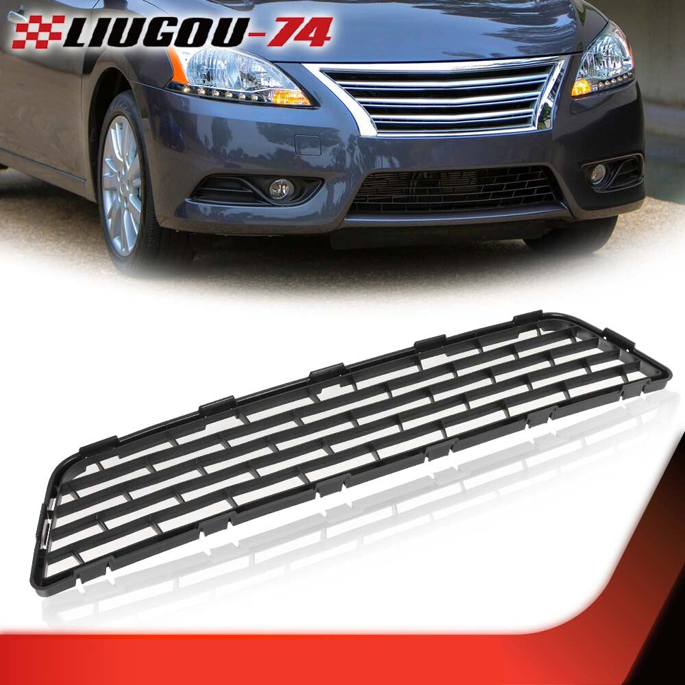 Suitable for 2013, 2014, and 2015 Sentra 18L front bumper lower grille black 1 piece- v