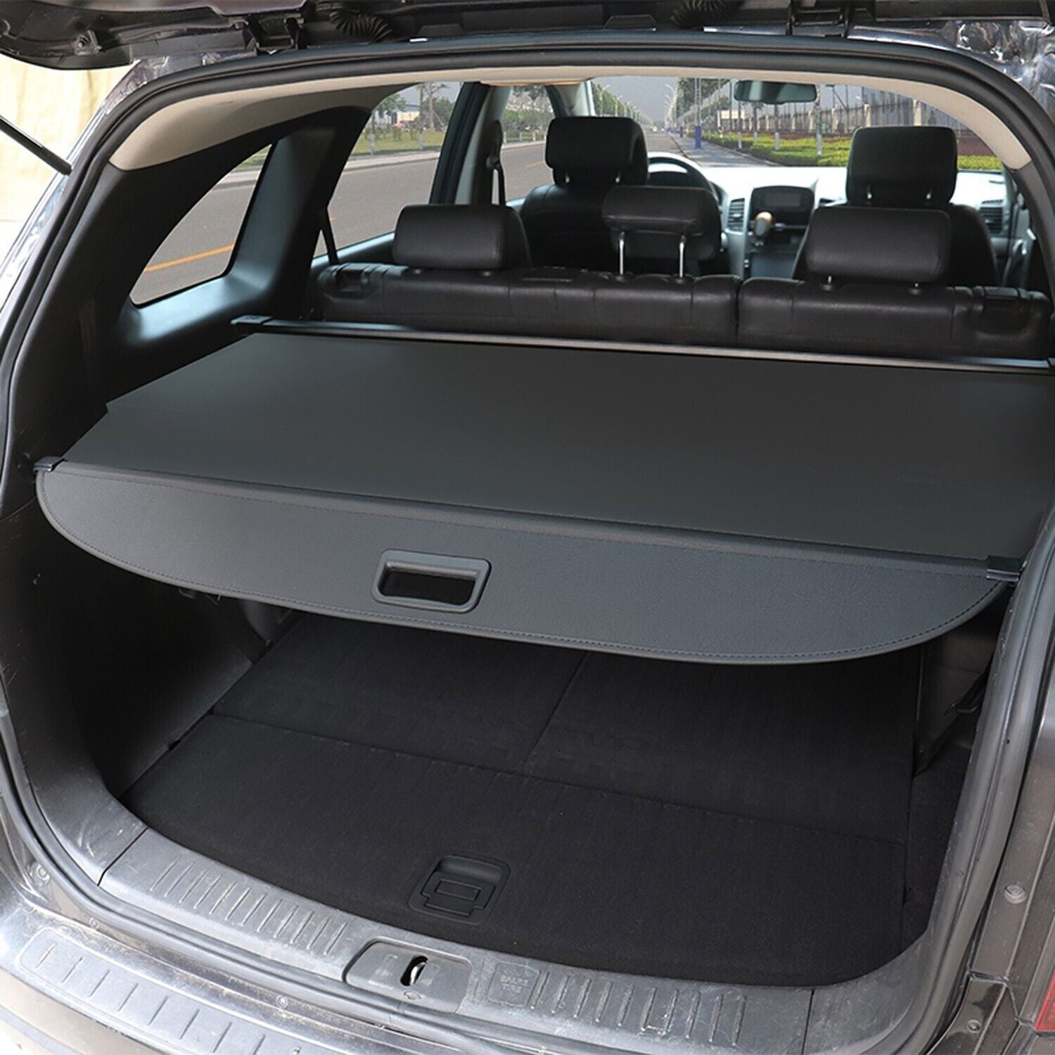 for Subaru Crosstrek GU 2024 Rear Trunk Cargo Cover Security Shield Shade Black