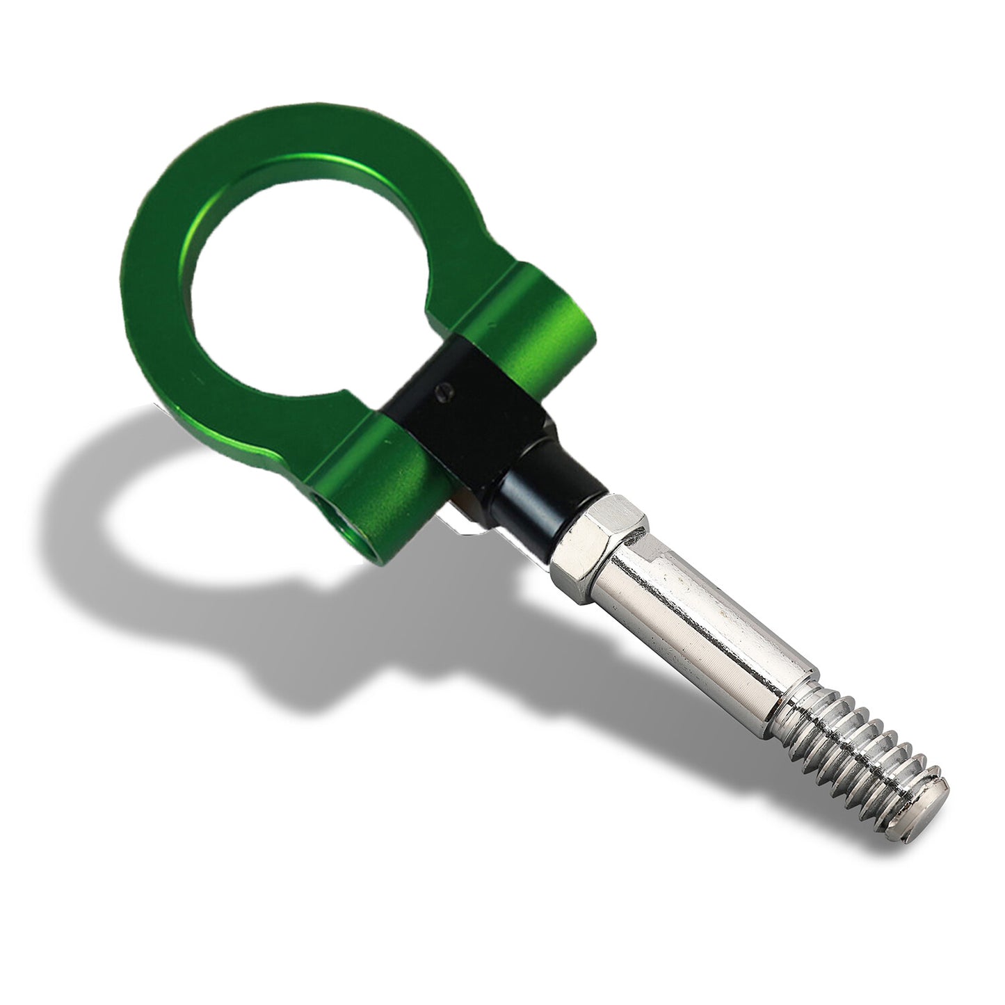 Racing Sports Green Folding Ring Heavy Duty Tow Hook for 06-19 for Mazda MX5 Miata Q