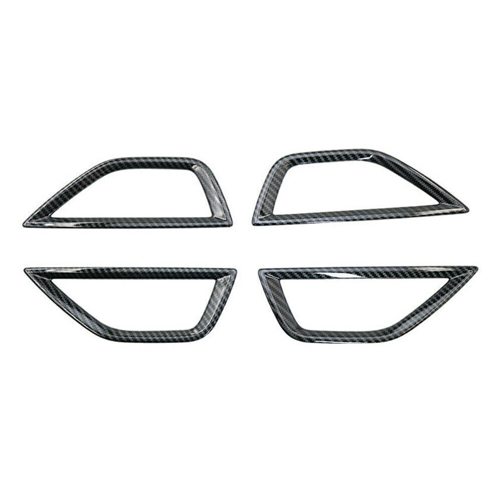 for Subaru Forester SK 19 2020 Carbon Fiber Car Interior Door Handle Bowl Cover
