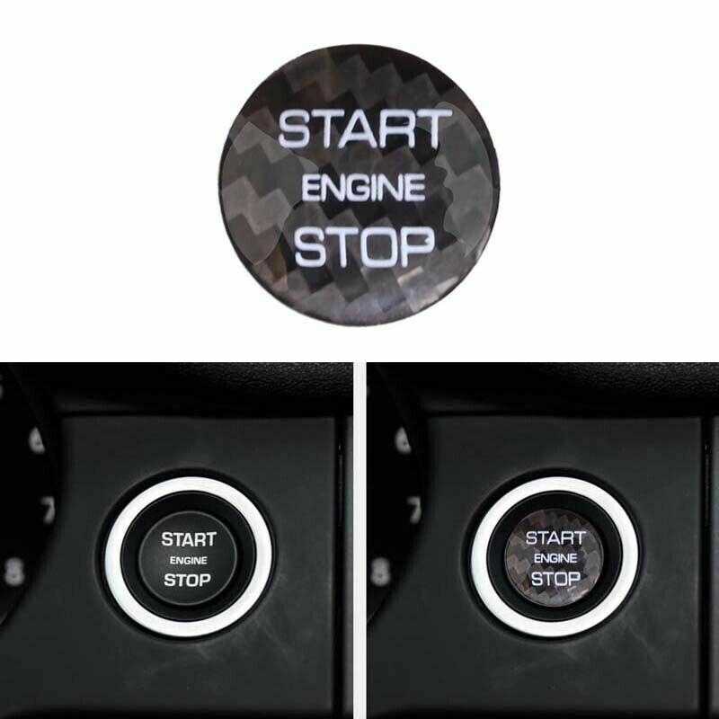 Engine Start Stop Button Cover Fit for Land Rover for Range Rover Evoque Discovery