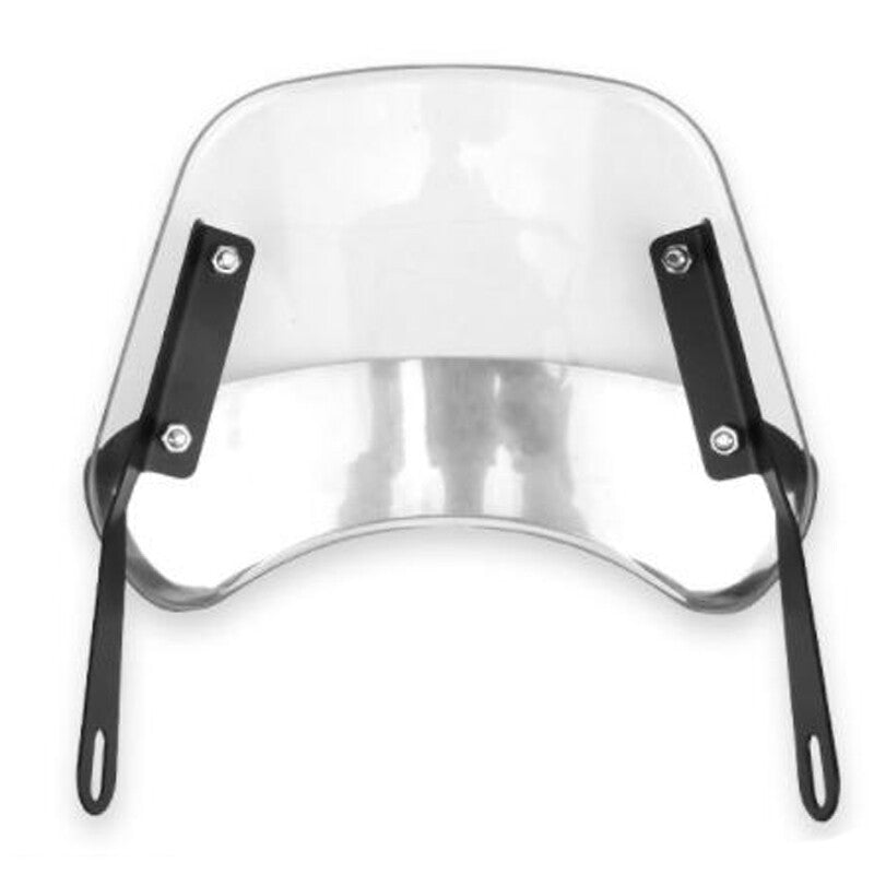 Motorcycle 5-inch - 9.45-inch universal round headlight windshield with bracket n
