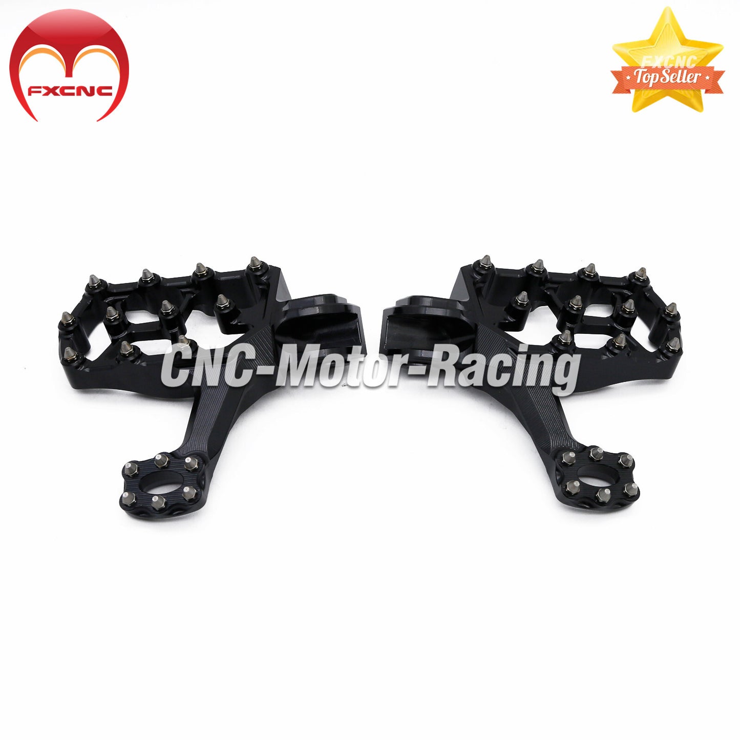 Suitable for KTM 250SX 1998 - 2016 and 150-300XC 2006 - 2016 CNC extended foot spikes and footrest spikes.