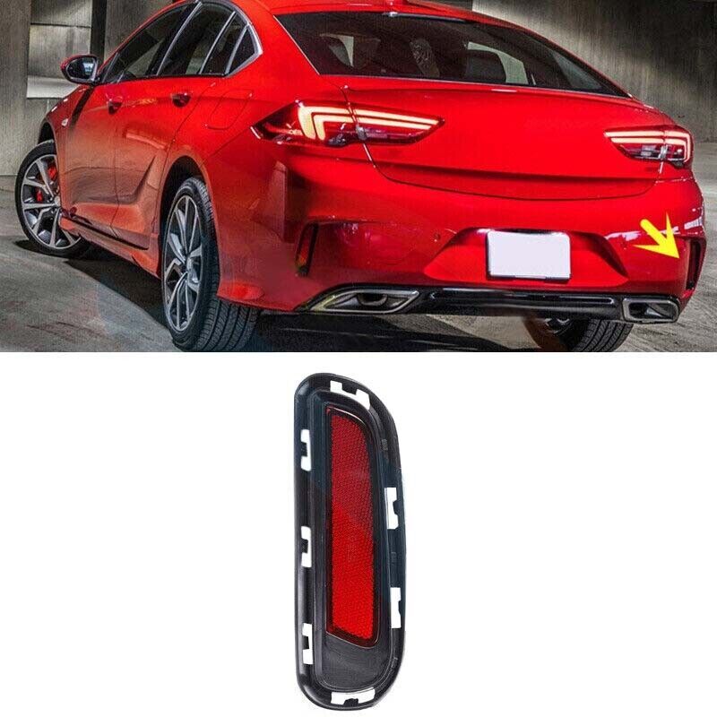 Right Rear Bumper Reflector Light+Lamp Bracket Fit for Buick Regal GS 2018-2019 Q