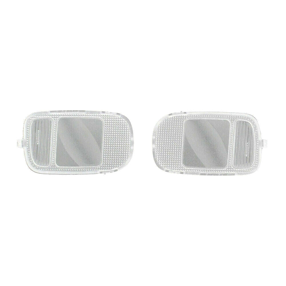 Fit 2003-2009 for Dodge for Ram 1500 2500 3500 White Interior Dome Light Cover Kit Clear Q