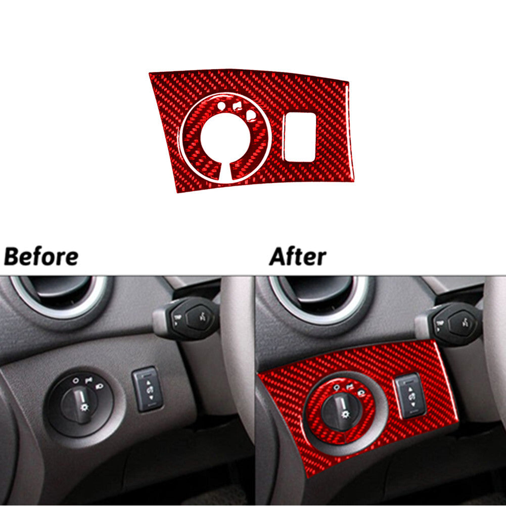 Carbon Fiber Console Gear Shift Frame for Land Rover Discovery Sport 2015-2019 v