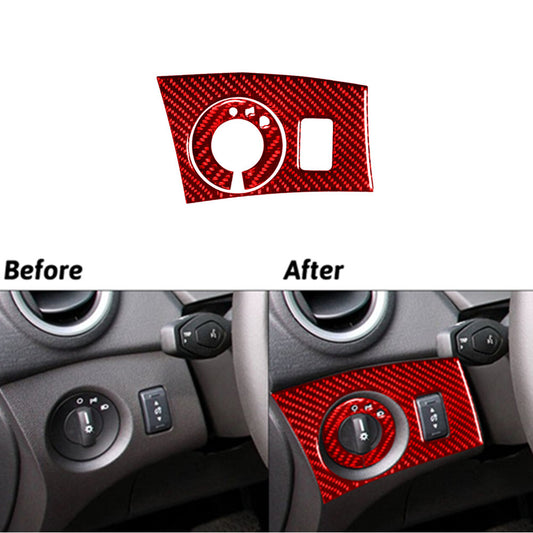 Carbon Fiber Console Gear Shift Frame for Land Rover Discovery Sport 2015-2019 v