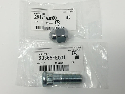 For 2006-2019 for Subaru Wheel Hub Bolt Stud  Nut SET 28365FE001  28171AJ000 NEW