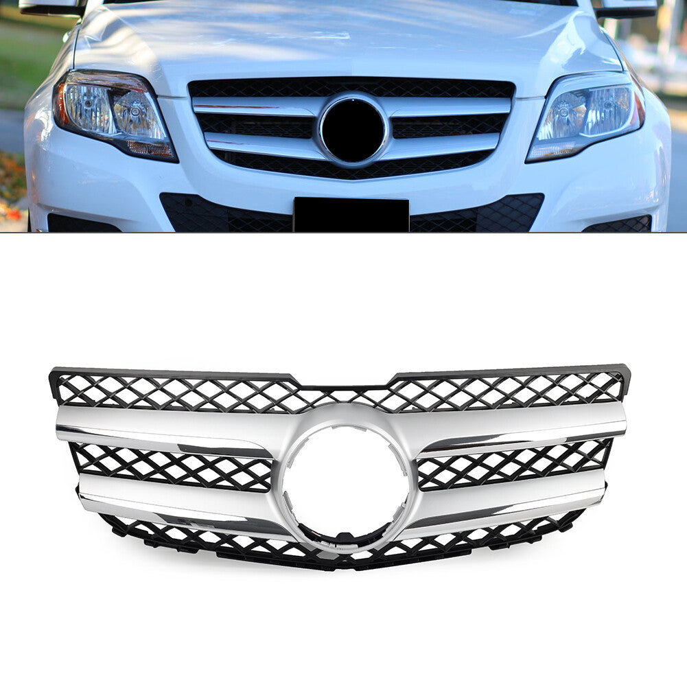 Front Hood Bumper Grille for Mercedes-Benz GLK Class X204 GLK250 2013-2015