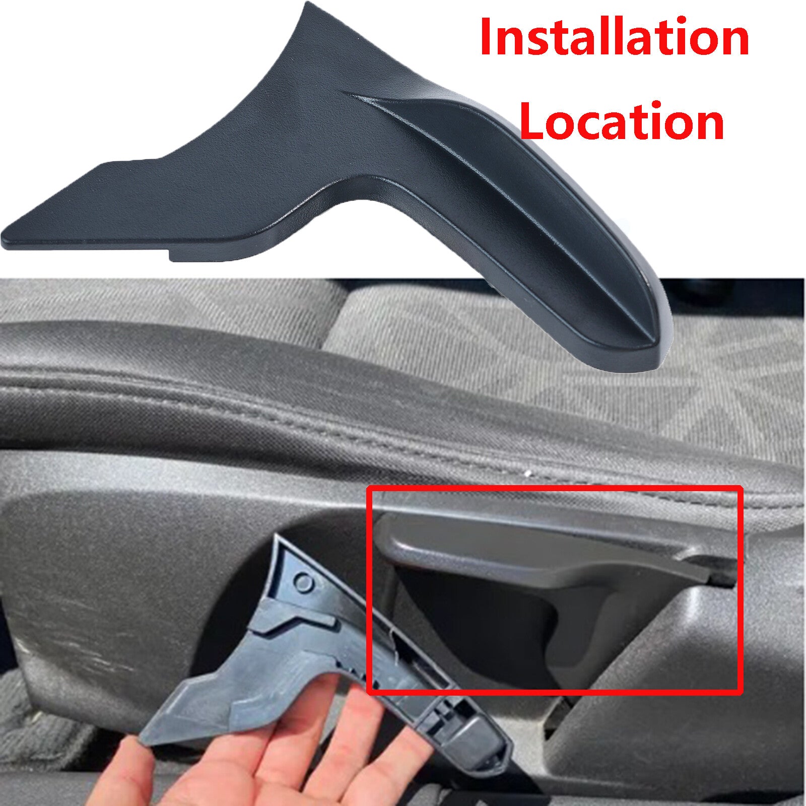 1X  for ford  Focus for Seat Adjustment Handle Lever Front Right Black 8A61A61734AA Q