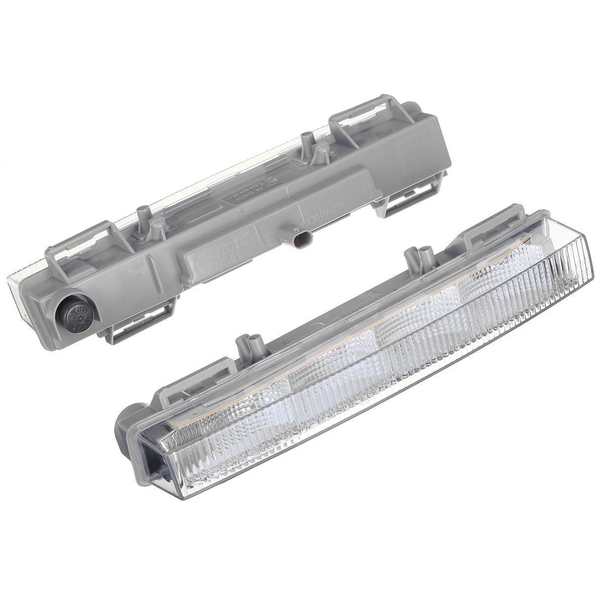 Front L+R Daytime Running Light DRL Fog Lamp for Benz ML350 ML400 X204 GLK350 n