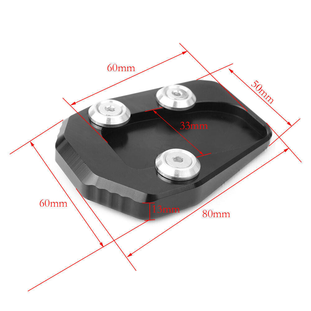 Fit for Yamaha MT-09 MT09 2013-16 Sidestand Kickstand Extension Side Stand Plate Pad