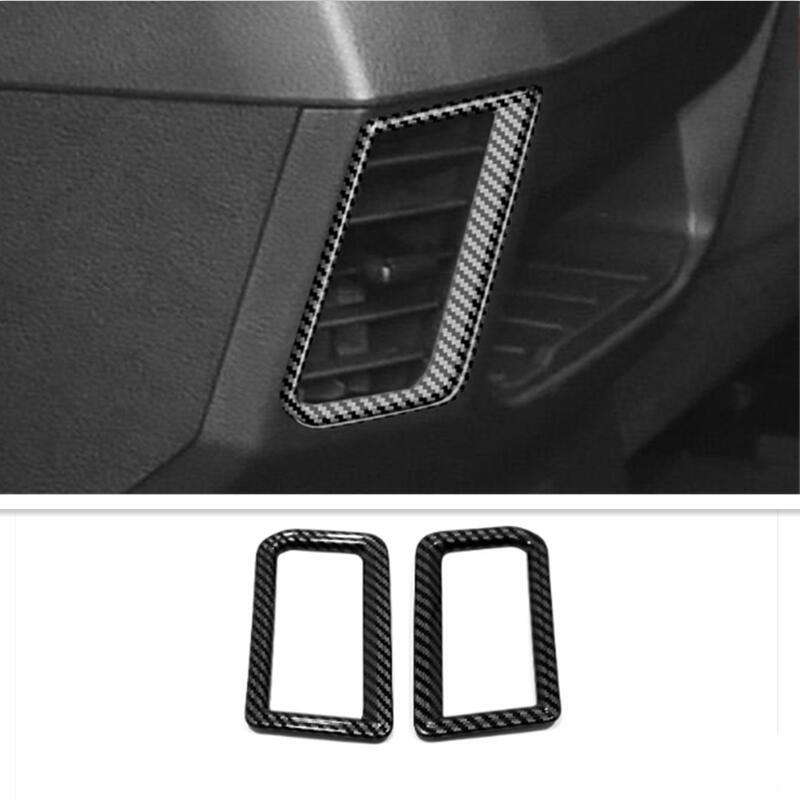 For Tundra 2022-2024 Carbon Fiber Rear Air Condition Vent Cover Trim v