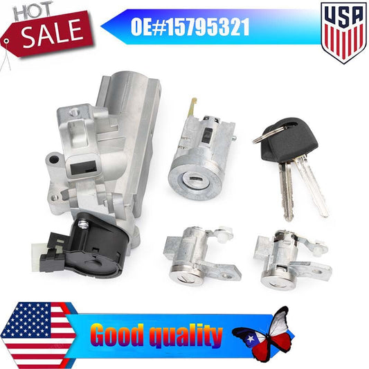15795321 Ignition Switch Cylinder Lock Assembly is suitable for Isuzu for Hummer for GMC for Chevrolet . Q
