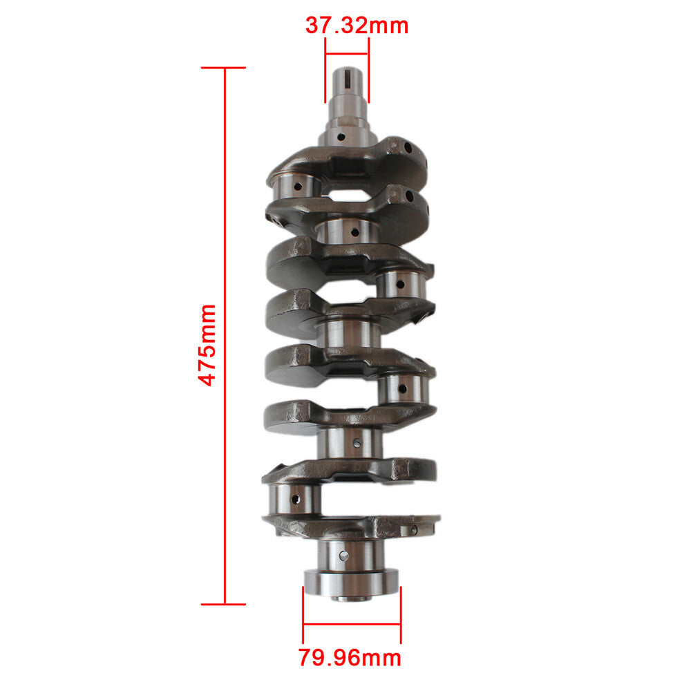 23110~23710 Crankshaft for Hyundai 25LC-7 25L-7 30LC-7 Engine for Tucson Sonata 2.0L