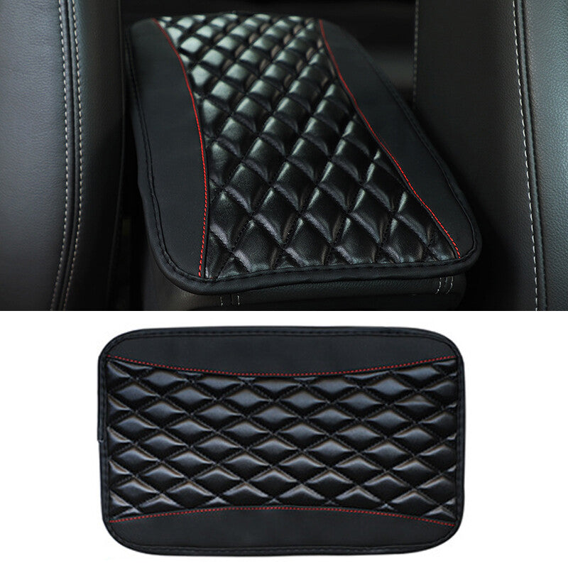 1Universal Car Accessories Armrest Cover Center Console Box Pad Protector Black