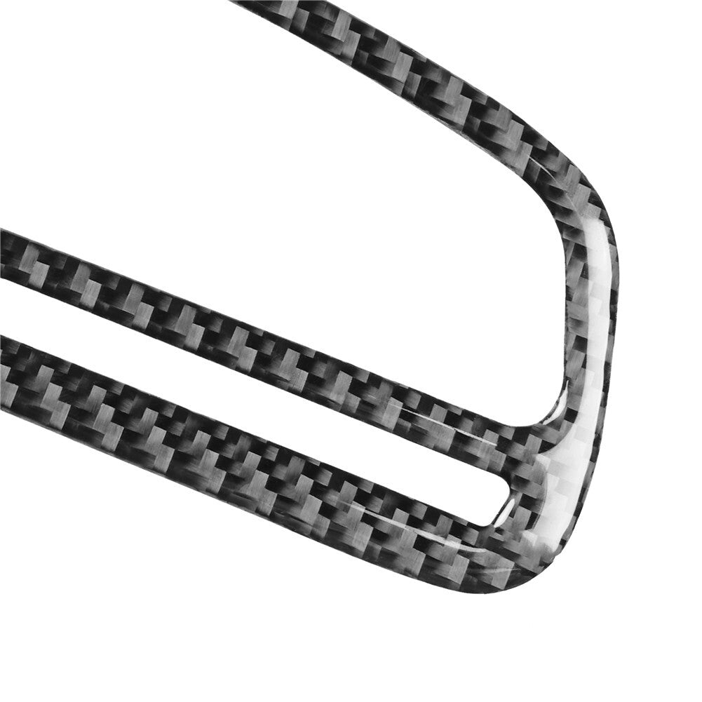 Red Front Door Handle Trim Cover Decor Carbon Fiber For Tacoma 2012-2015 v
