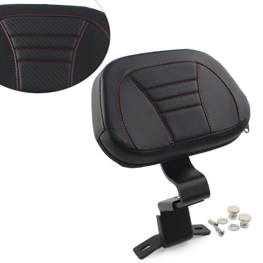 for Harley Touring CVO Road King Glide 09-Up Front Driver Rider Backrest Pad Fit Q