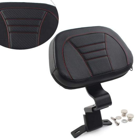 for Harley Touring CVO Road King Glide 09-Up Front Driver Rider Backrest Pad Fit Q