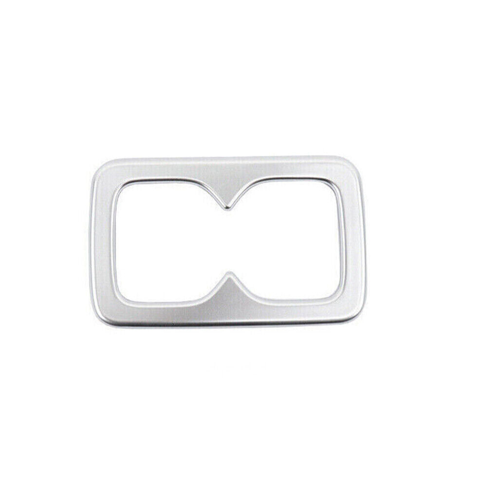 Car Rear Water Cup Holder Panel Trim Fit for Nissan Sentra 2020-22 Matte Silver