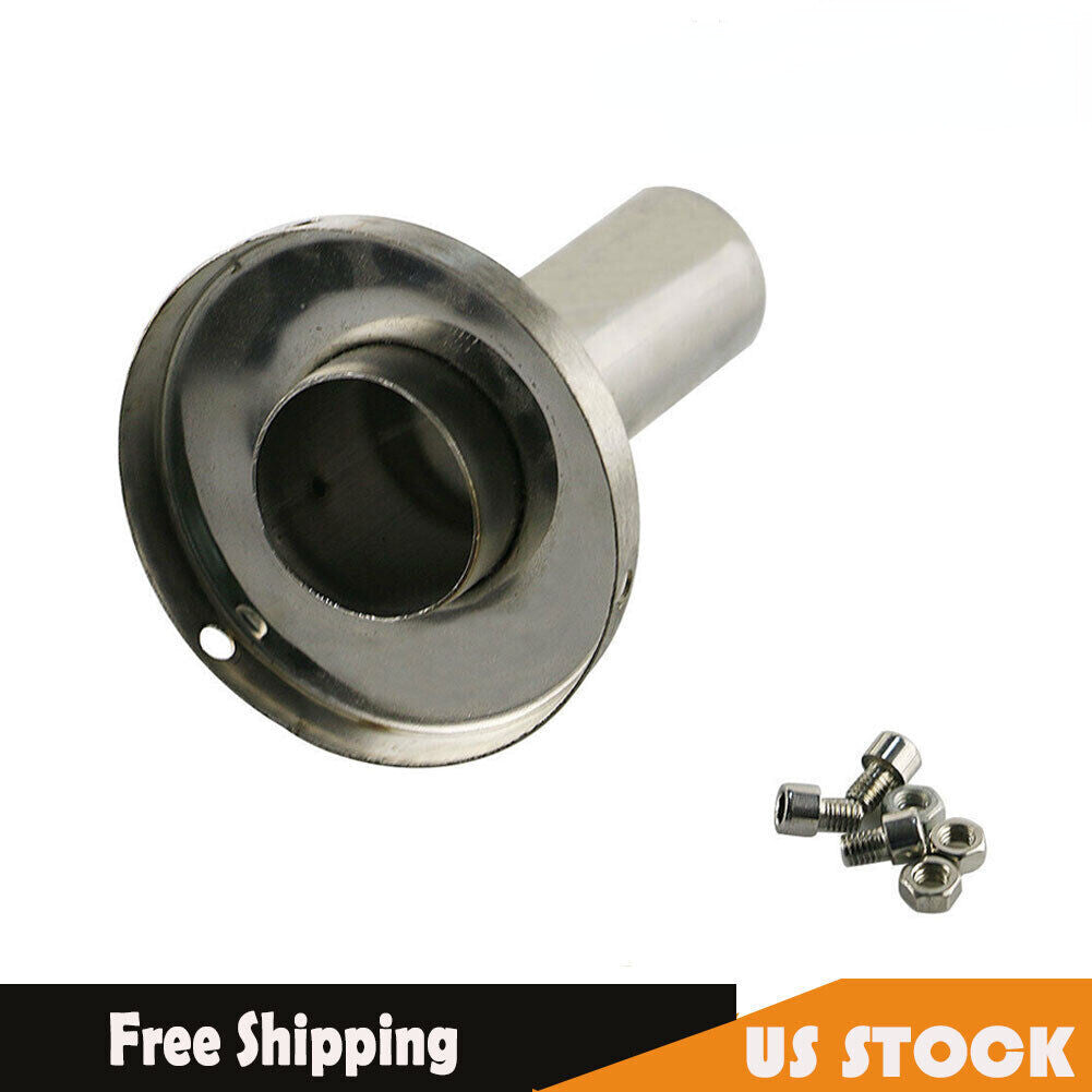 For 3 Stainless Round Exhaust Muffler Universal Removable DB-Killer Silencer